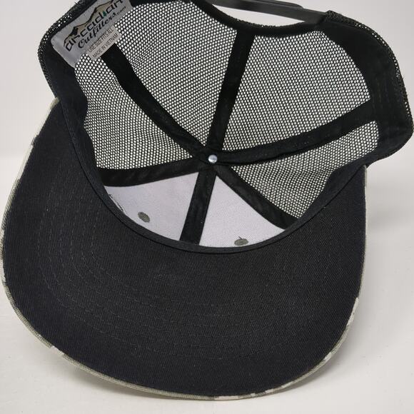 Arcadian Outfitters Snapback Trucker Hat Multicolor One Size Mesh Back Camo - Picture 7 of 9